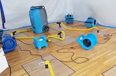 water damage machine working in Garland