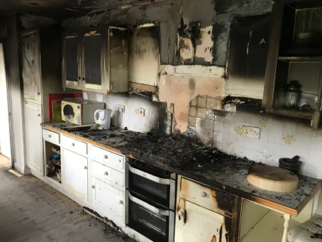 Fire Damage restoration in Garland